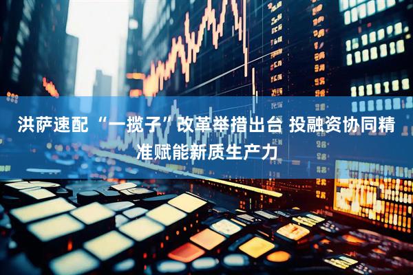洪萨速配 “一揽子”改革举措出台 投融资协同精准赋能新质生产力